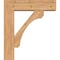 Ekena Millwork Legacy Block Smooth Bracket w/ Offset Brace, Western Red Cedar, 7 1/2"W x 28"D x 32"H BKT0806X28X32LEC05SWR - alternate 2